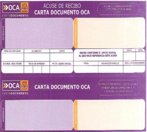 Carta Documento - Oca